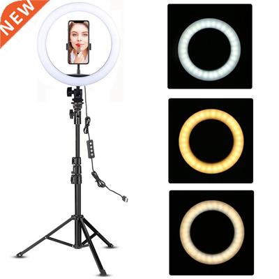 LED Ring Light 10-inch with Tripod Stand Selfie Ringlight Vi