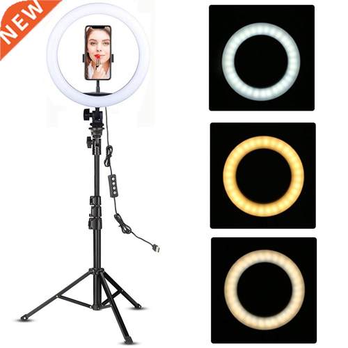 LED Ring Light 10-inch with Tripod Stand Selfie Ringlight Vi