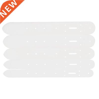 5Pcs Set Acrylic Leather Belt Buckle Head End Templates Sten