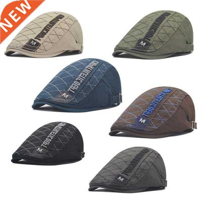 Casual Men's Hats Retro Berets Hat For Women Cotton Visors E
