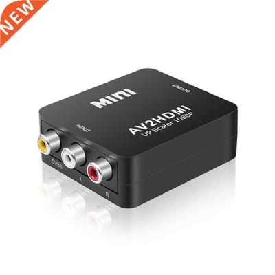 Adapter AV To HDMI-compatible Switch Box AV2HDMI Converter F