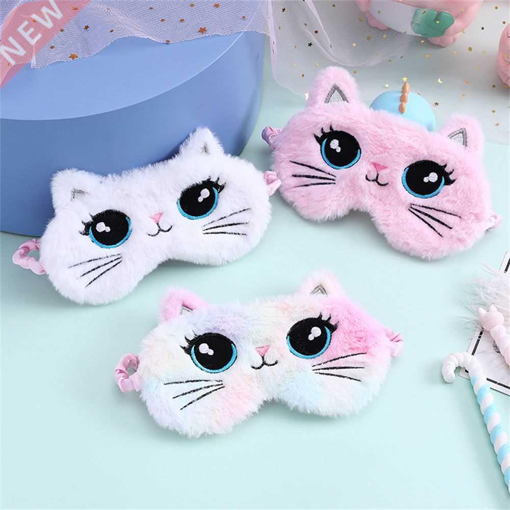 1Pc Plush Sping Mask Big Eyes Plush Eye Patch Kids Cute C