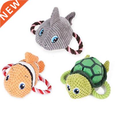 New Christmas Santa Claus Pet Dog Toys Cute Biting Rope