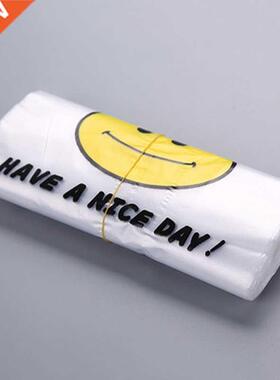 50pcs/Lot 23x20cm Supermarket Plastc Bags Transparent Shop