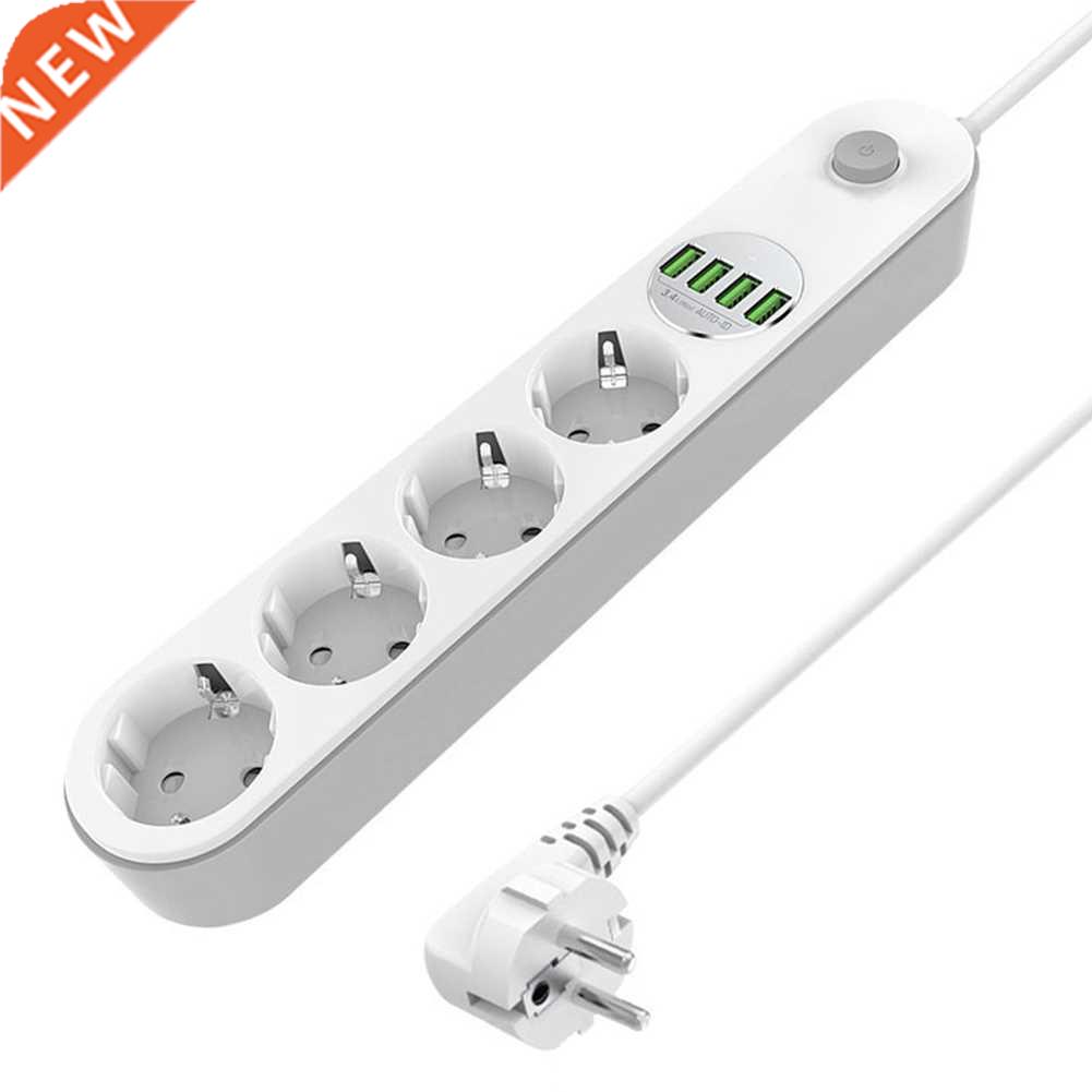 Pors/4 Ports Durable Space Saving Plug Switch Smart Compat
