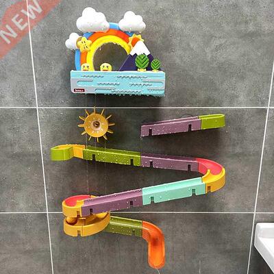 New Baby Bath Kids Toys Rainbow Shower Pipeline Yellow Ducks
