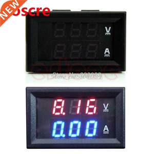 DC 100V 10A Voltmeter Ammeter Blue+ Red LED Amp Dual Digita