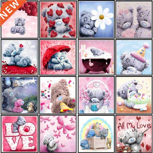 5D Diamond Painting Teddy Bear Diamond Embroidery Home Decor