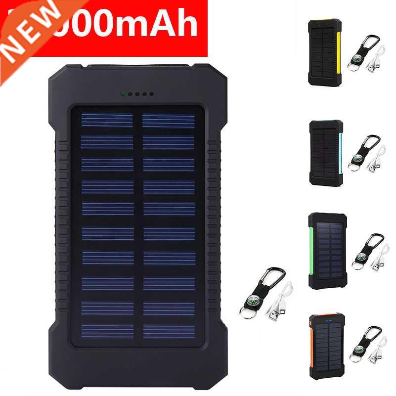 30000mAh Solar Power ank for Xiaomi Dual US Portale Exter