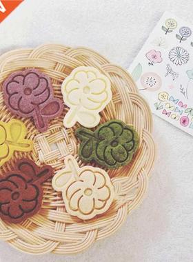 4Pcs Flower Cookie Cutter Biscuit Mold Cake Decorating