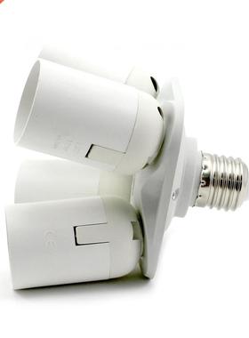 4 in 1 E27 Socket Splitter Adapter Studio Photo Kit Light La