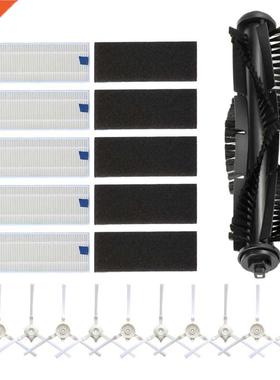 Vacuu Cleaner Sponge Filter Side Brushes ain Brush Replace