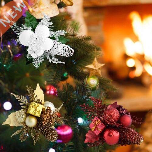 Christmas Fake Plant Bright Color Wear Resistant Scene