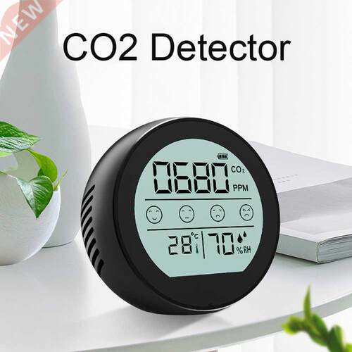 LCD Digital NDIR CO2 Meter Carbon Dioxide Meter Humidity Tem