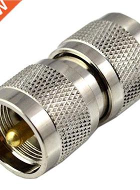 UHF male PL259 to UHF male Plug straight RF Coax adapter con