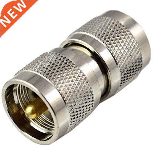 UHF male PL259 to UHF male Plug straight RF Coax adapter con