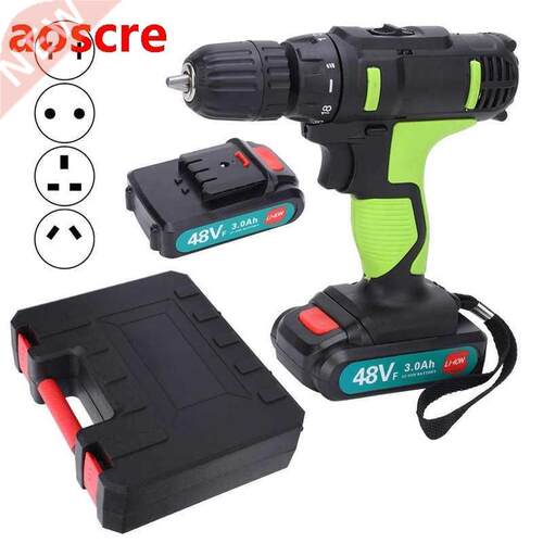 21V Brushless Electric Drill 22NM Cordless Screwdriver 1800m