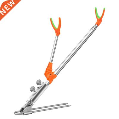 Ground Fishing Rod Stand Bracket Adjustable Chair Box Fish R