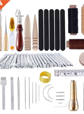 59Pcs leather Working Tool Set  Handmade Sewing Stitching