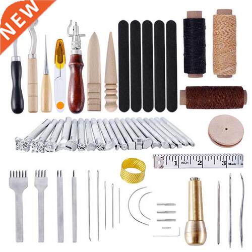 59Pcs leather Working Tool Set  Handmade Sewing Stitching