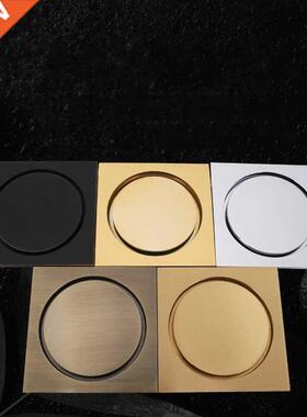 10x10cm Floor Drain Brass Square Pop up Floor Drain Floor