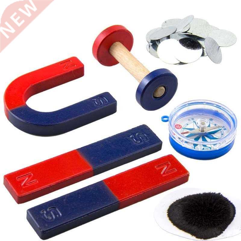 1 Set of Teaching Neodymium Magnet Educational Toy Spring Ri