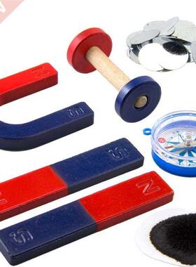 1 Set of Teaching Neodymium Magnet Educational Toy Spring Ri