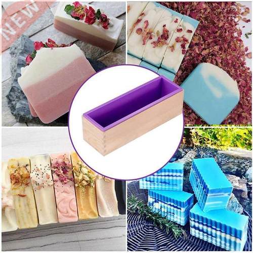 Soap Mold Rectangle Soap Loaf Mold Wooden Box  Making Bak