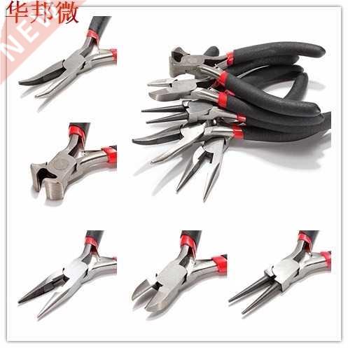 5Pcs Jewellery Mini Pliers Set Kit Cutter Chain Round Bent N