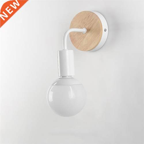 Wood Wrought Iron Wall Lamp Modern Minimalist Wall Lights Fi