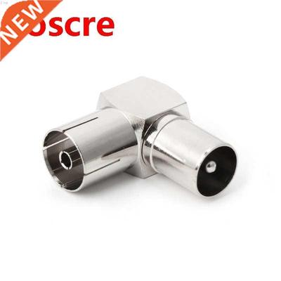 90 degree TV Aerial Cable Adapter RF Coaxial F Female to TV