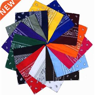 1PC Newest 100% Cotton Hip-hop Bandanas For Male Female Head