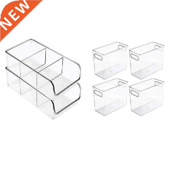 6 Pcs Food Packet Kitchen Storage Organizer Bin With