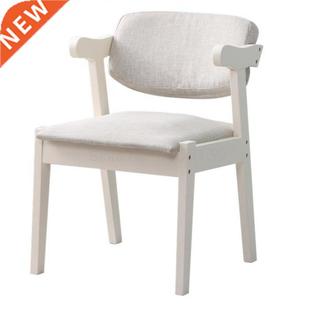 Simple Nordic solid wood chair study arm computer chair