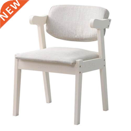 Simple Nordic solid wood chair study arm computer chair