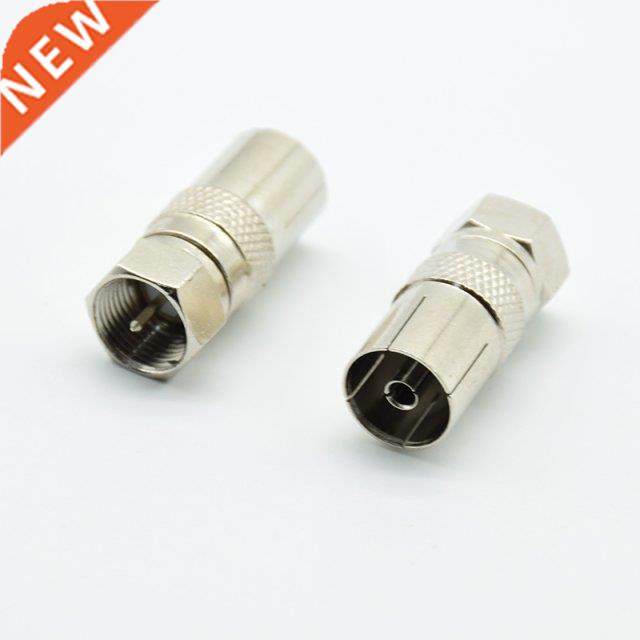 5Pcs F Type Male Plug Connector Socket to RF Coax TV Aerial