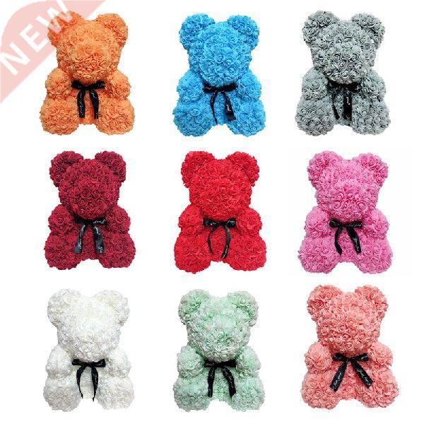 Valentines Day Gift 40cm Red Rose Teddy Bear Rose Flower