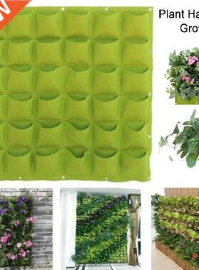 Wall Hanging Planting Bags 5 Sizes Pockets Green Grow Bag