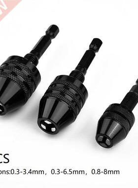 Keyless Drill Chuck 0.-8mm Electric Drill Bits Collet Fixtu