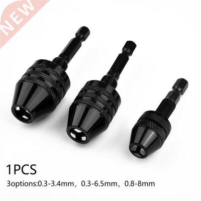 Keyless Drill Chuck 0.-8mm Electric Drill Bits Collet Fixtu