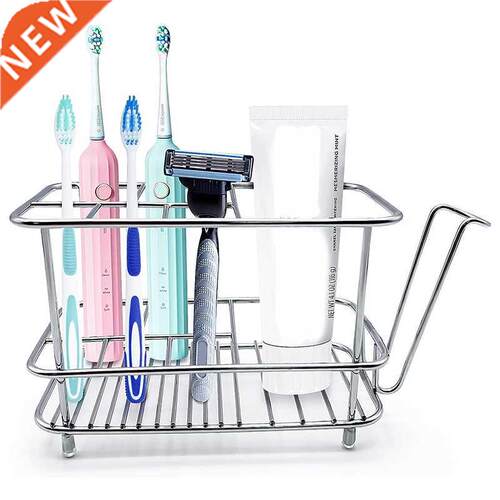 Toothbrush Holder For Bathroom Wall Or Counter, Non-Slip
