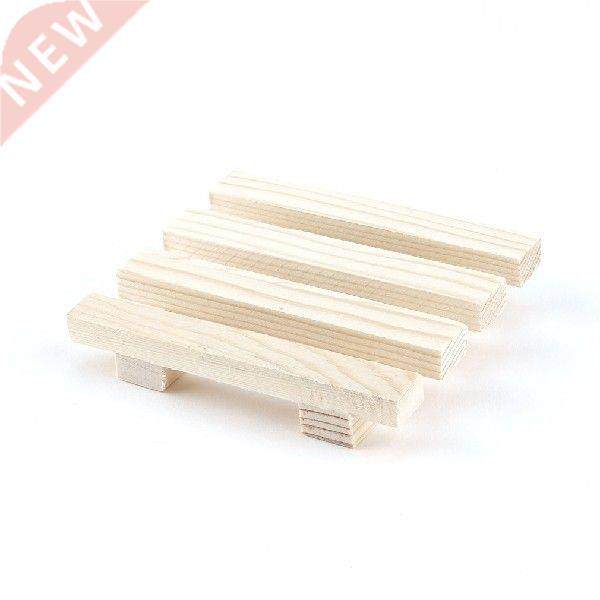 Natural Wood Wooden Soap Dish Storage Tray Holder Bath