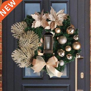 Simulation Flower Christmas Wreath Artificial Plant Rattan