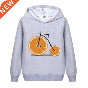 Aimi Lakana Boy Girls Spring Autumn Hoodie Funny Bike Graphi