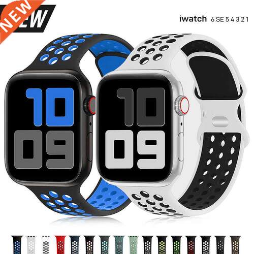 Silicone Strap For Apple Watch Band 44 40 42 38 44