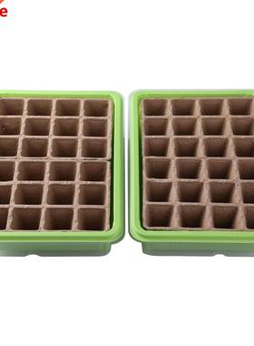 Seedling Tray Seed Starter Tray with Dome and Base 12 Cells
