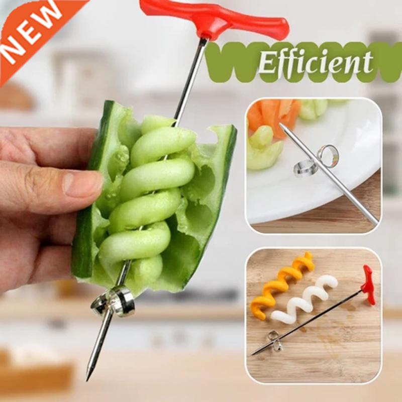 Vegetables Spiral Knife Potato Carrot Cucumber Chopper Easy
