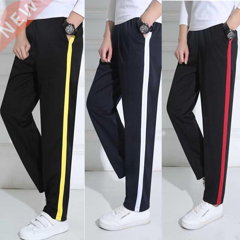 Unisex New Pants Casual Sweatpants Striped Bastic Trousers P
