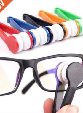 1PC Mini Two-side Glasses Brush Microfiber Spectacles