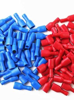 faston FDFD2-250 25 blue + 25 Red 6.3mm Insulated Spade Crim